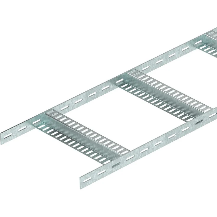 OBO Bettermann Kabelleiter Schiffbau SLZ L 500 FT, leichte Leiter mit perforierter Seitenleiste und Z-Sprossen, 300 cm