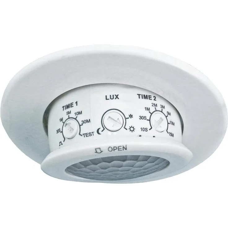 Schneider Electric ARGUS Standard 360 Grad Innen-Bewegungsmelder CCT570003, Passiv-Infrarot-Technologie, zwei Ausgänge, Erfassungswinkel 360 Grad, einfache Montage, Schutzart IP 20