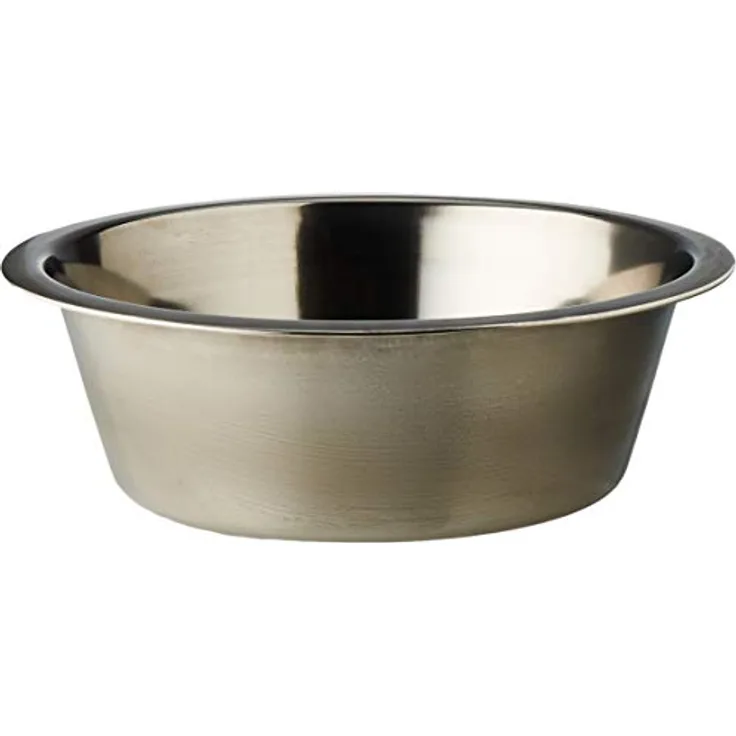Arquivet 8435117824522 Futternapf aus Edelstahl 3 1, metallisch, 75 l/21 cm
