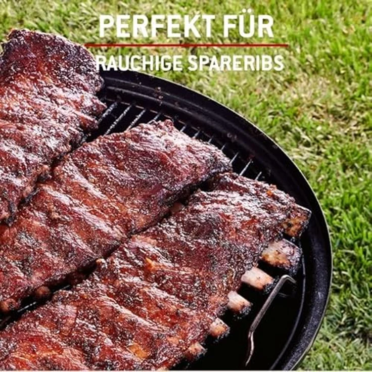 Weber 17782 R„ucherchips Bitburger Premium Pils, 700g, fr alle Fleisch-, Gemse- und K„sesorten, sá-fruchtiger Geschmack, R„uchern, Aroma, Grillen – Bild 4