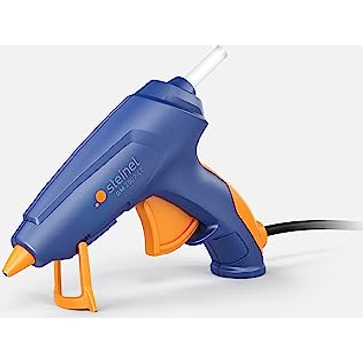Steinel Niedrigtemperatur Klebepistole GlueMatic 1007-LT, 85° Heissklebepistole, 6x Klebesticks 7 mm, Basteln für Kinder – Bild 2