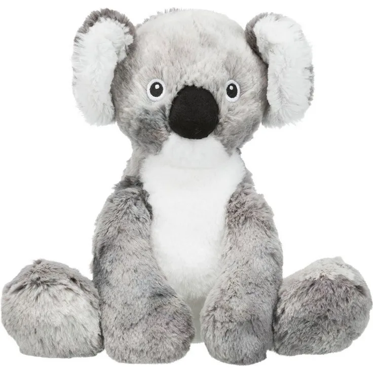 TRIXIE Tierkuscheltier Trixie Koala Bär Hundespielzeug - geräuschlos, grau