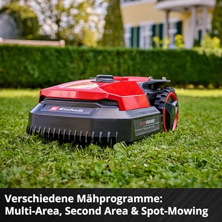 Einhell Freelexo 500, 18V Mähroboter für Rasenflächen bis 500 m², Schnittbreite 18 cm, induktionsgestützte Navigation, inklusive Begrenzungskabel und Bluetooth/WLAN Steuerung – Bild 7