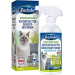 Bactador Katzentoiletten Enzymreiniger Katzenurin Geruchsentferner Spray 500ml Mikrobiologischer Geruchsneutralisierer Katzenurin & Tiergerüche Porentiefe Reinigung Hunde & Katzenumgebung