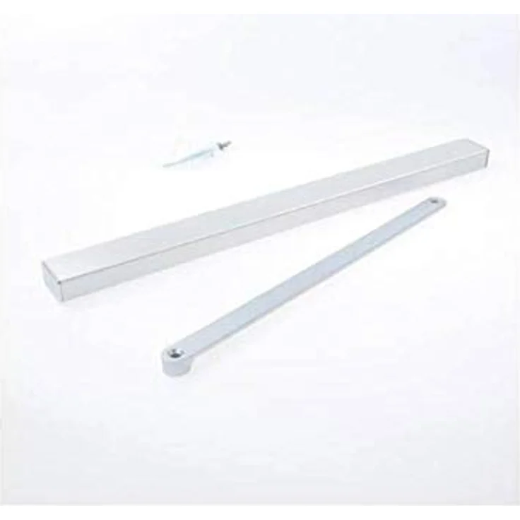 Yale Tesa Assa Abloy DCG195-D9005 Führungsschiene, Höhenverstellbar, Schwarz, mit verdeckten Befestigungsschrauben und Schutzhülle – Bild 2