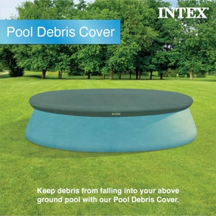 Intex Easy Set Pool Cover - Poolabdeckplane - Ø 305 cm - Für Easy Set Pool – Bild 4