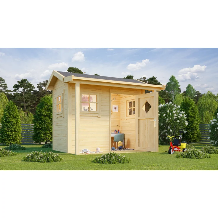 LASITA MAJA Gartenhaus Pingo, 19 mm, 230 x 189 x 188 cm, Fichte, natur