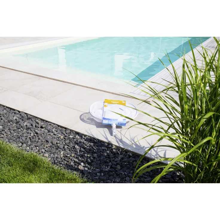 Steinbach Poolreinigung Bodenkescher Eco, weiß, Aufnahme für Teleskopstange, 450 x 290 x 320 mm, 061110 – Bild 7
