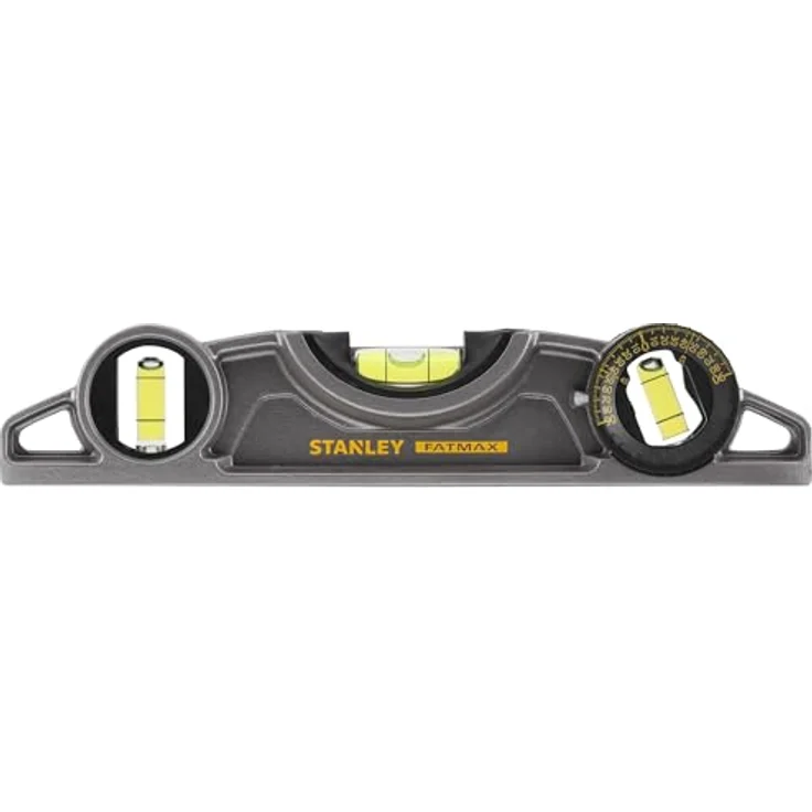 Stanley FatMax Pro Torpedo-Wasserwaage, Aluminium (magnetisch, 25 cm Länge, horizontale-vertikale-45°-Libelle) 0-43-609 – Bild 2