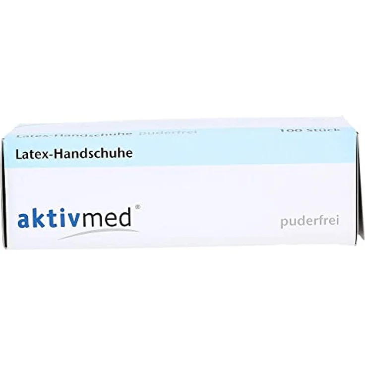 aktivmed Einweghandschuhe weiß, Größe S, Latexhandschuhe, 100 Stück/Box, Einmalhandschuhe in S für medizinische Zwecke, für Haushalt und Küche, puderfrei, Gummihandschuhe, Einweghandschuhe – Bild 4