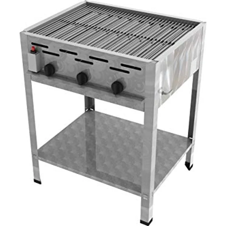 ChattenGlut Gasgrill ChattenGlut Gastrobräter 13,5kW mit Rost, BxTxH: 650x530x800 cm, Edelstahl Ausführung, Made in Germany – Bild 2