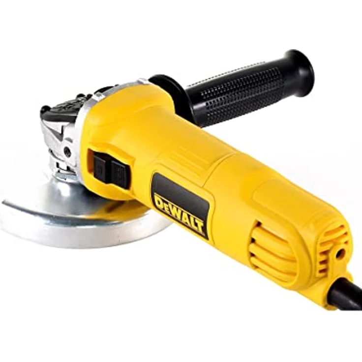 DeWalt Winkelschleifer (800 W, 125 mm Scheiben-Ã¸, Wiederanlaufschutz, Sanftanlauf, für alle Standard-Trenn,- Schleif- und Schrupparbeiten, inkl. Schutzhaube, Zusatzhandgriff und Zubehör) DWE4057 – Bild 4