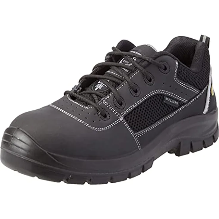 Skechers Skechers Trophus Arbeitsschuh, Stahlkappe und gepolsterte Innensohle aus Memory Foam, schwarz