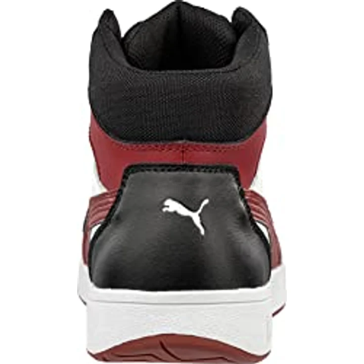 PUMA Safety FRONTCOURT BLK/WHT/RED MID S3 Sicherheitsschuh mit Fiberglaskappe und rutschfester, hitzebeständiger Laufsohle – Bild 6
