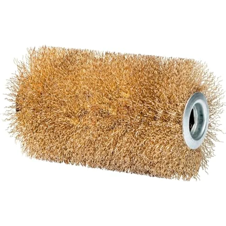 Gloria Steinbürste PRO | Zubehör für MultiBrush und PowerBrush | Robuste Pflastersteine und Steinplatten reinigen mittels Drahtbürste | 10 cm Durchmesser | 16,5 cm Breite – Bild 3