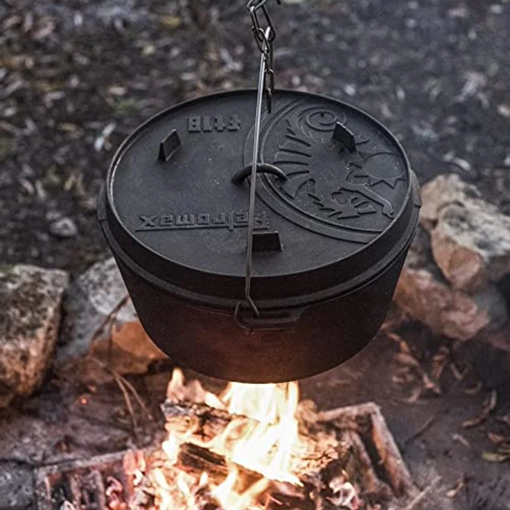 Petromax Feuertopf Dutch Oven ft18 mit Füßen - 16,1L - 20 Personen – Bild 3