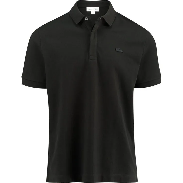 Lacoste Poloshirt PARIS Regular Fit Kurzarm, Herren Poloshirt in unifarbenem Baumwoll-Piqué, blau