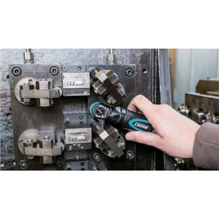 Hazet 9020P-2 Druckluft-Umschaltknarre 1/4" (6.3 mm), 360° verstellbarer Luftausgang, kälteisolierender Handgriff, max. Drehmoment 60 Nm, Betriebsdruck 6.3 bar – Bild 12