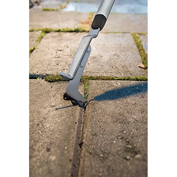 Fiskars Fugenkratzer zum Entfernen von Unkraut und Moos, Länge: 173 cm, Schwarz/Orange, Rostfreier Stahl/Kunststoff, Xact, 1027112 – Bild 5