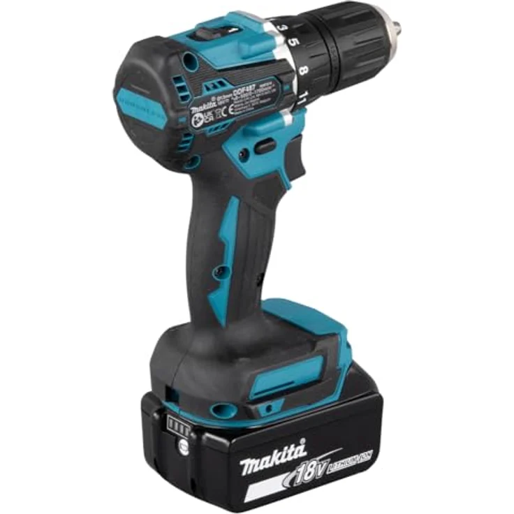 Makita DDF487RAJ Akku-Bohrschrauber 18 V - 2,0 Ah, 2 Akkus + Ladegerät im Makpac – Bild 6