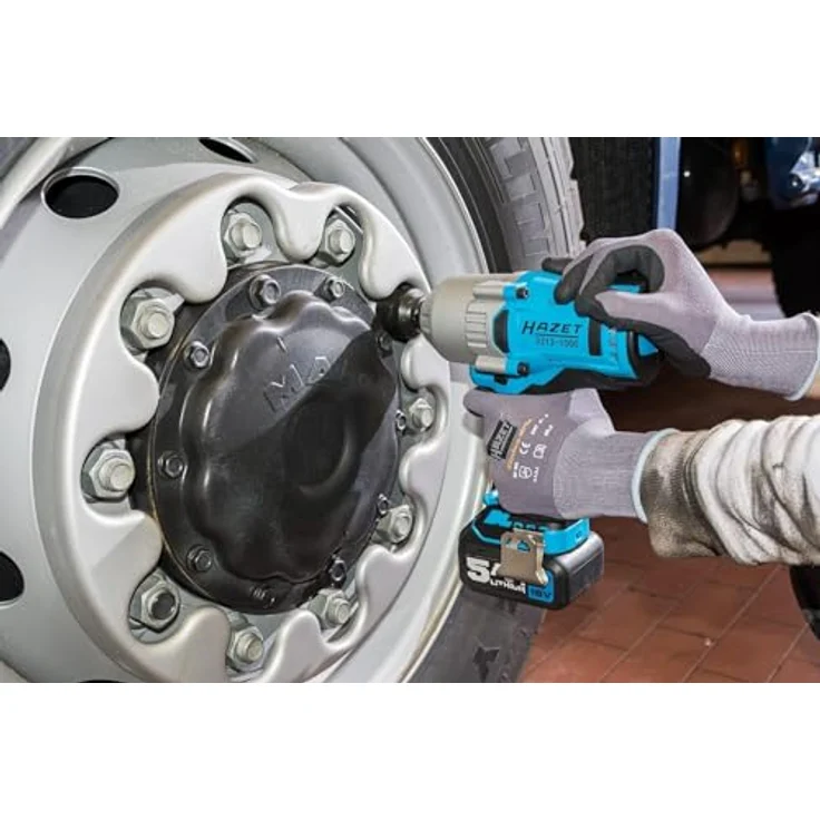 HAZET Akku-Schlagschrauber 9212-1000LB/4, L-Boxx Set, max. 1400 Nm, 12,5 mm (1/2 Zoll), blau – Bild 5