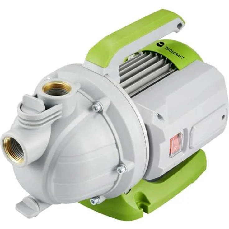 TOOLCRAFT Gartenpumpe, 5000 l/h, 800 W, leistungsstarke Wasserpumpe für Gartenbewässerung – Bild 1