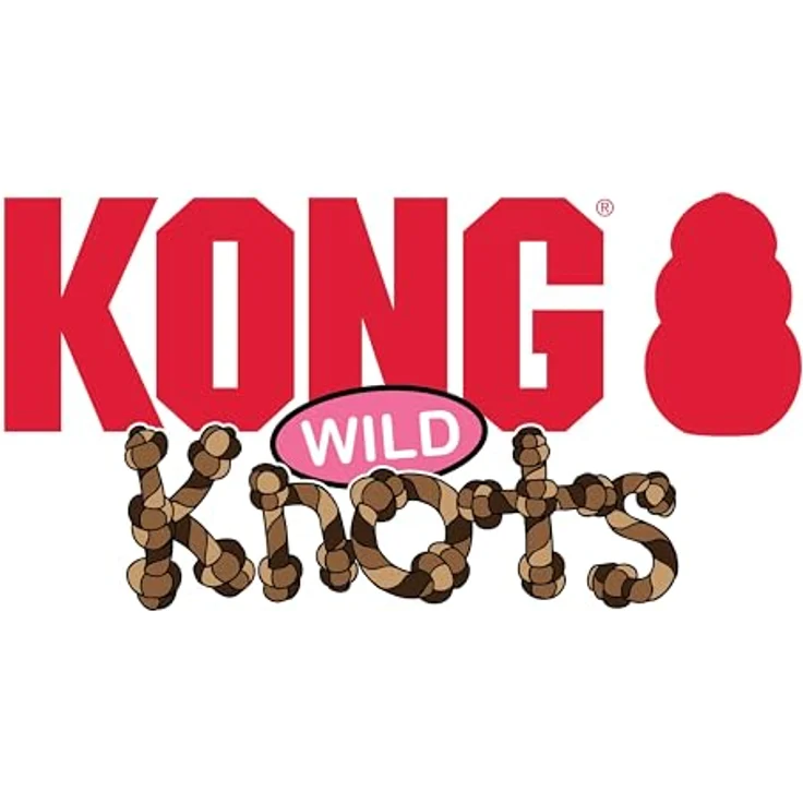 KONG - Wild Knots Giraffe Squeak Toy M/L (634.7372) – Bild 5