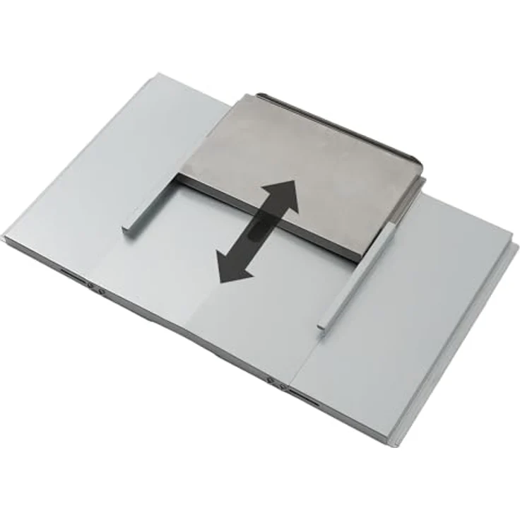 TAINO Grillschale, Stahl, Universal Fettwanne, Gasgrill, Verzinkter Stahl, 53-78 cm, Silber – Bild 6