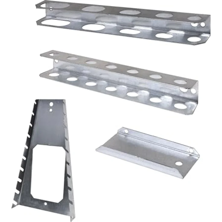 Simon Rack Acc010 Blister 4 Acce Bt-Panel, Metallisch, 470x340x35 mm, Lochwand-Zubehör – Bild 5