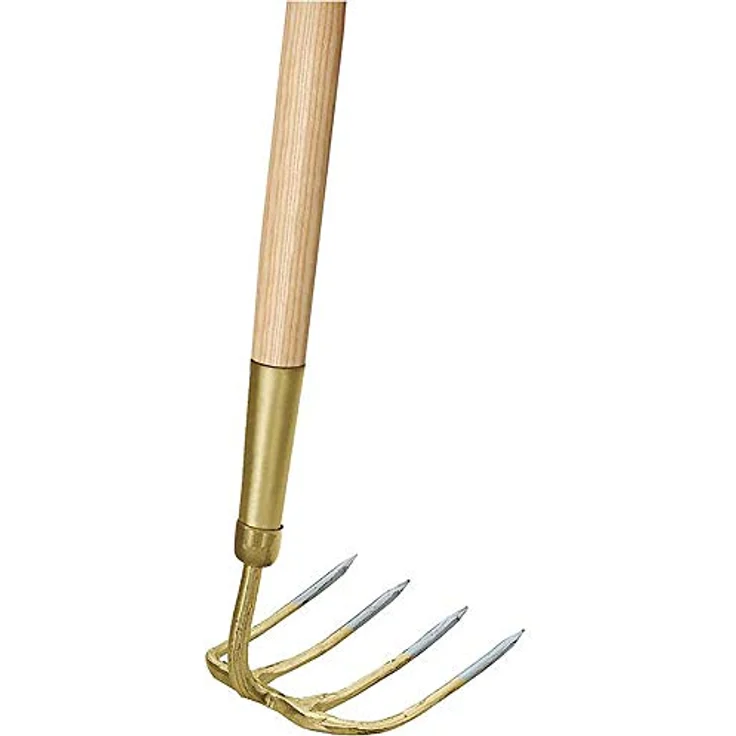 IDEALSPATEN Gartenhacke, Gartenkreiel 4 ovale Zink mit Stiel 135 cm, IDEALSPATEN, Hacken - Kopflänge: 150 mm, Kopfbreite: 130 mm, Gewicht: 1,2 kg – Bild 2
