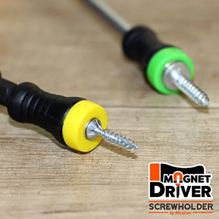Magnet Driver B33PH Schraubenhalter von Micaton | magnetischer Schraubendreheraufsatz für Schraubendreher und Power-Bits, kein Wackeln oder Herunterfallen, ermöglicht Versenken (Farbkodiert) – Bild 3