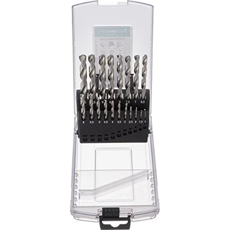ALPEN Bohrer-Kassetten Set HSS Cobalt KP, 19-tlg. Spiralbohrer Ø 1,00 – 10,00 mm, hitzebeständig, 5 % Kobaltanteil, für hochfeste Werkstoffe – Bild 2