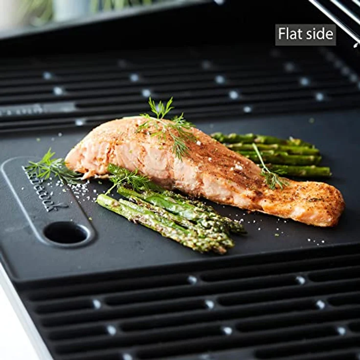 Barbecook Grillplatte, Gusseisen, für Barbecook Brahma, rechteckig, 42 x 24 cm – Bild 3