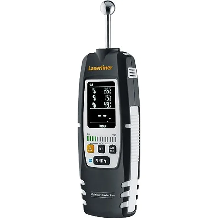 Laserliner MultiWet-Finder Plus Materialfeuchtemessgerät Temperaturmessung