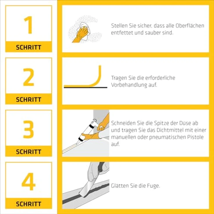Sika Sikaflex 292, elastischer Marine-Klebstoff auf Polyurethanbasis, weiß, 310 ml – Bild 4