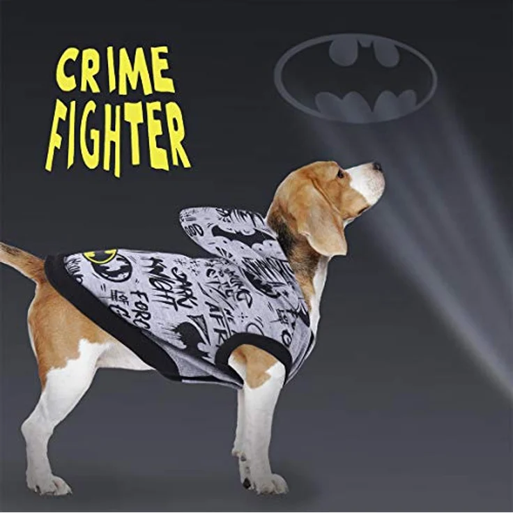 Batman Hundepullover, Hundepulli XS Schwarz aus 65 % Baumwolle und 35 % Polyester – Bild 4