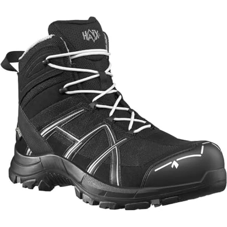 HAIX Safety 40 MID Sicherheitsschuhe, wasserdicht, leicht und flexibel, black/silver, Gr. 12 – Bild 1