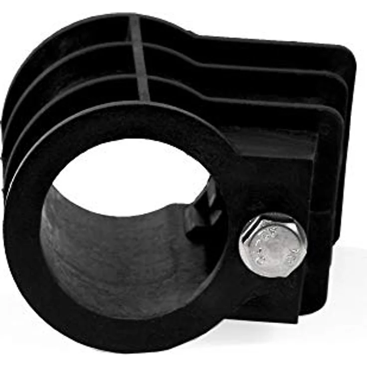 Zelsius V2A Edelstahl Poolleiter mit 4 Stufen | 50,2 x 36,5 x 183 cm - Silber | mit Rutschsicherung | Schwimmbadleiter für Pool und Schwimmbecken – Bild 3