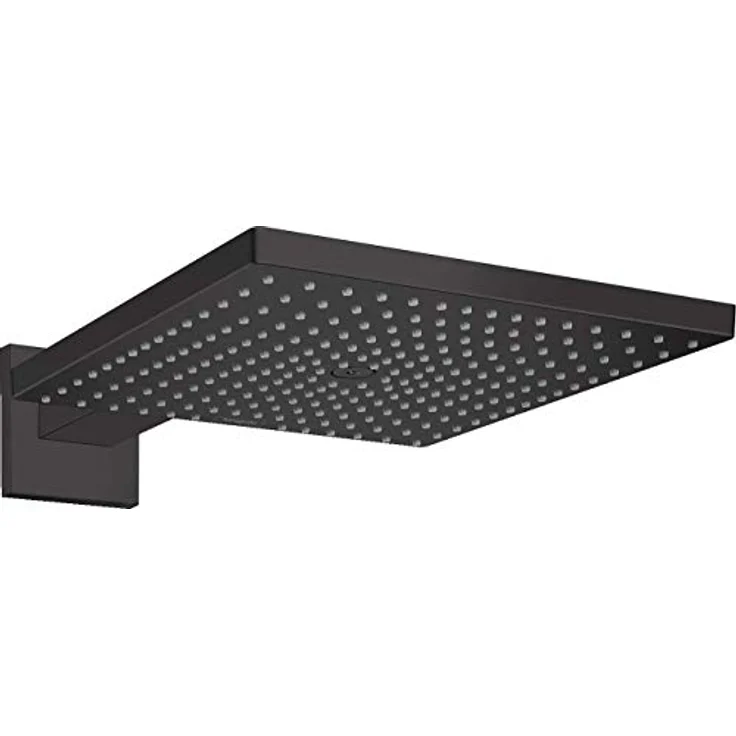 hansgrohe Duschkopf Raindance E 300 Regendusche (Kopfbrause für Wandanschluss) Mattschwarz – Bild 1