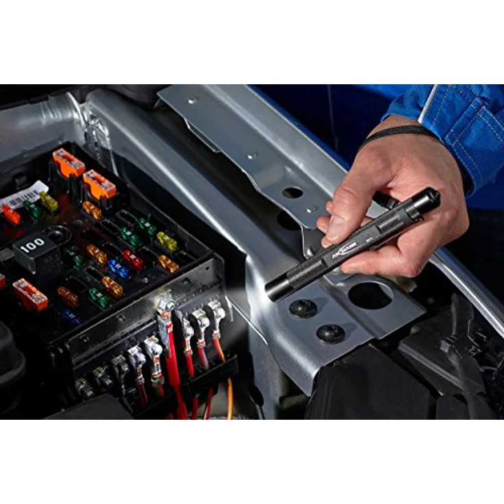 Ansmann Taschenlampe FUTURE T120 Professionelle Aluminium-Stiftleuchte mit hocheffizientem Reflektorsystem Penlight – Bild 5