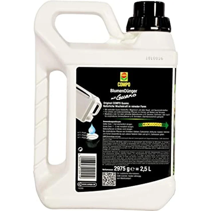 Compo Blumendünger mit Guano flüssig 2,5 Liter – Bild 6