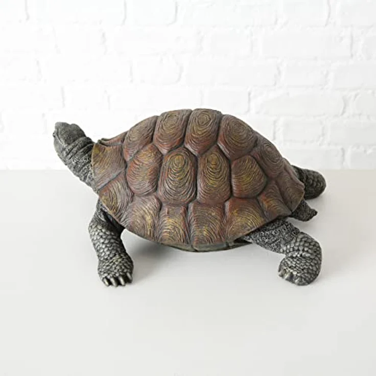 MFF Schildkröte Slowmotion - Länge 34 cm - Gartenfigur Deko Tierwelt – Bild 4