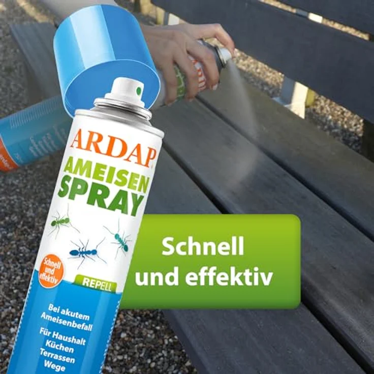 ARDAP Repell Ameisenspray 400ml - Mittel gegen Ameisen - Wirkt schnell & effektiv, für Innen und Außen - ARDAP – Bild 2