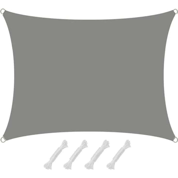 AMANKA 98% UV Schutz: Sonnensegel Wasserdicht 1,5x2m - Sonnensegel für die Terrasse Segeltuch Sonnenschutz Schattenspender Garten Sonnenschutz Sonnensegel Outdoor Sonnensegel Balkon Segel für Terrasse