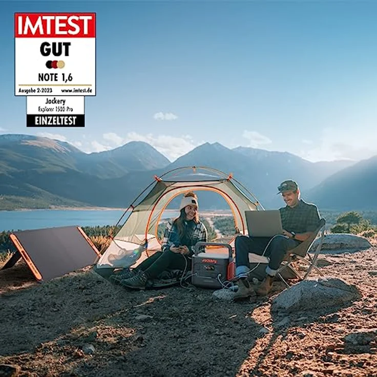 Jackery Explorer 1500 Pro,1512Wh tragbare Powerstation,Solar- und AC-Schnellladung in 2 Std. 2 * 100W PD, 2x1800W AC-Ausgänge, ideal für Camping und für Notfälle zu Hause – Bild 2