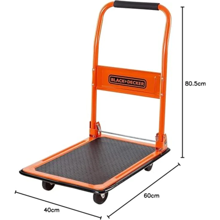 EDM Plattform auf Rädern, max. 80kg, Stahlkonstruktion, 60x40x80cm, schwarz – Bild 8