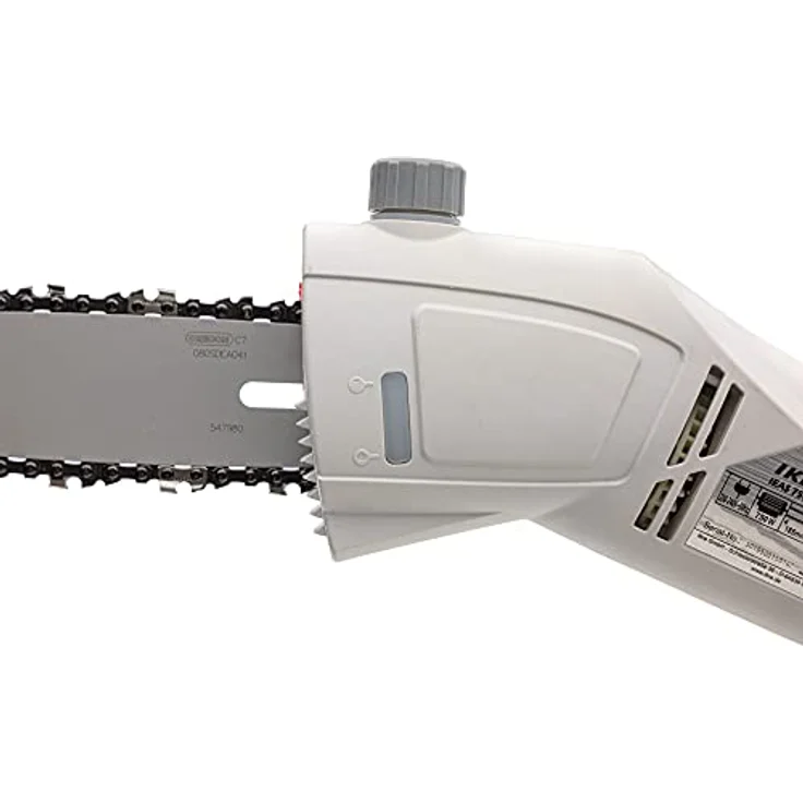 IKRA Elektro Teleskop Entaster IEAS 750 Schnittlänge 185mm 750W Arbeitshöhe 4m inkl. Schultergurt leicht Elektro-Kettensäge, 19 cm Schwertlänge – Bild 13