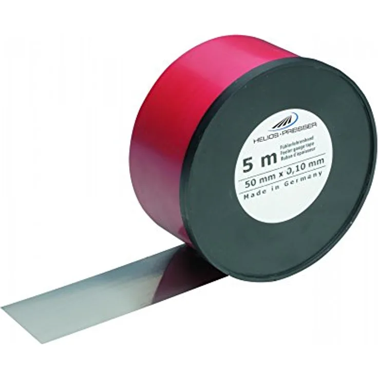HELIOS PREISSER Lehrenband C-Stahl 5 m x 50 mm 0,10 mm
