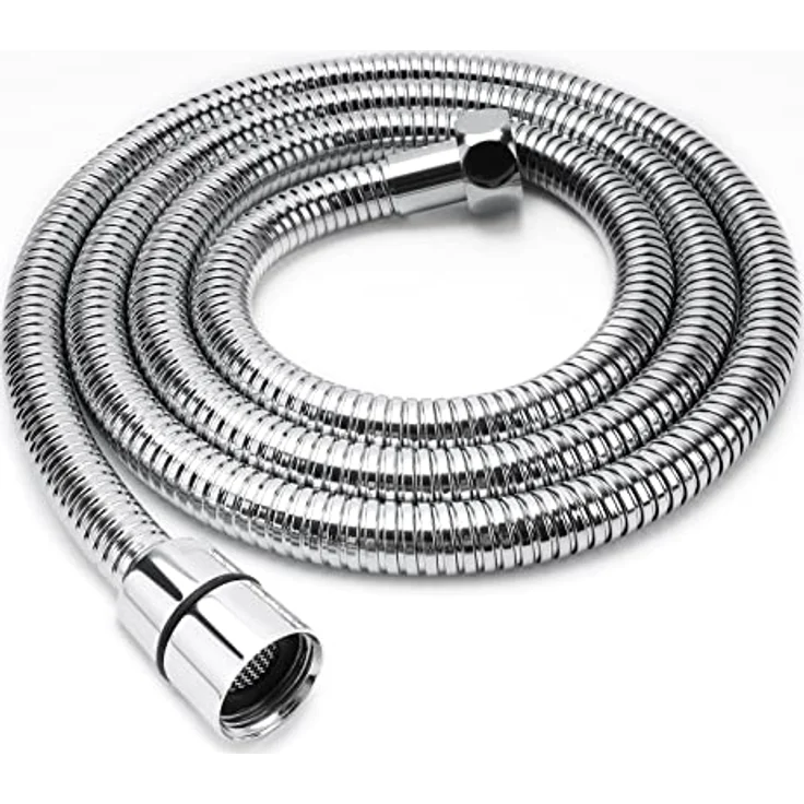 YEAUPE Brauseschlauch, 1,5 m (59 Zoll) Brauseschlauchrohr, Edelstahl, knickfest, Standard, G1/2, alle Kupferanschlüsse, Premium-Ersatz-Edelstahlschlauch – Bild 1