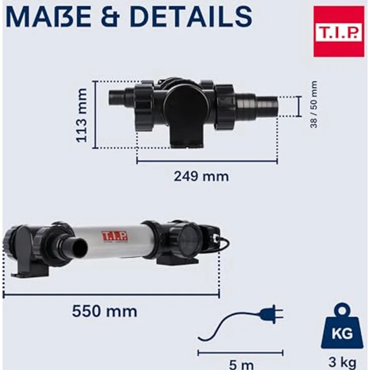 T.I.P. Pool-UV-C-Strahler SPU 36000 – Bild 8